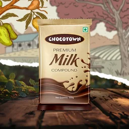 Milk Chocolate Compound Slab – Premium 500gm for Baking | Chocotown