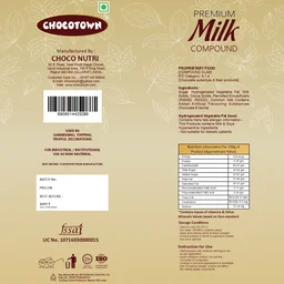 Milk Chocolate Compound Slab – Premium 500gm for Baking | Chocotown