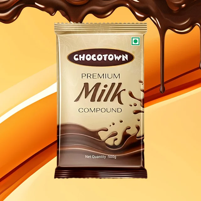 Milk Chocolate Compound Slab – Premium 500gm for Baking | Chocotown
