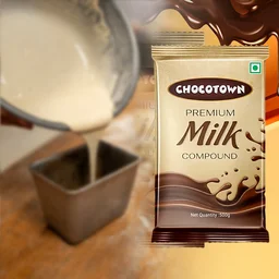 Milk Chocolate Compound Slab – Premium 500gm for Baking | Chocotown