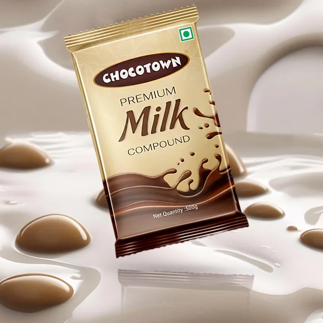 Milk Chocolate Compound Slab – Premium 500gm for Baking | Chocotown