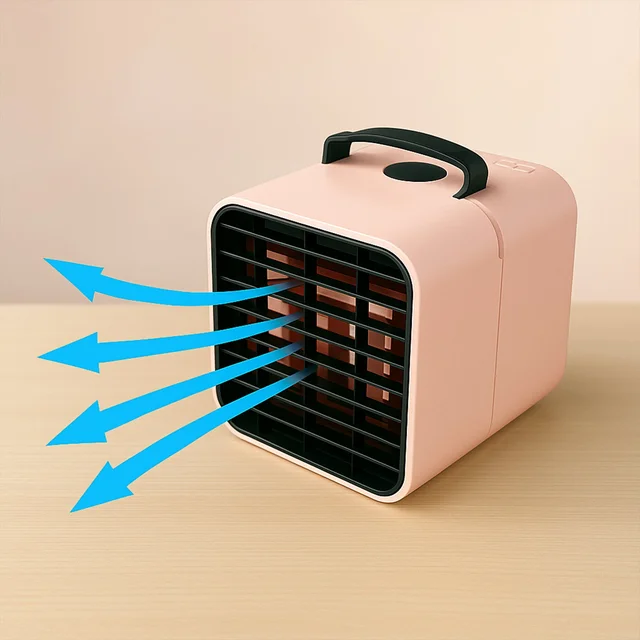 Mini Air Cooler Fan – Portable Water Cooling for Personal Comfort
