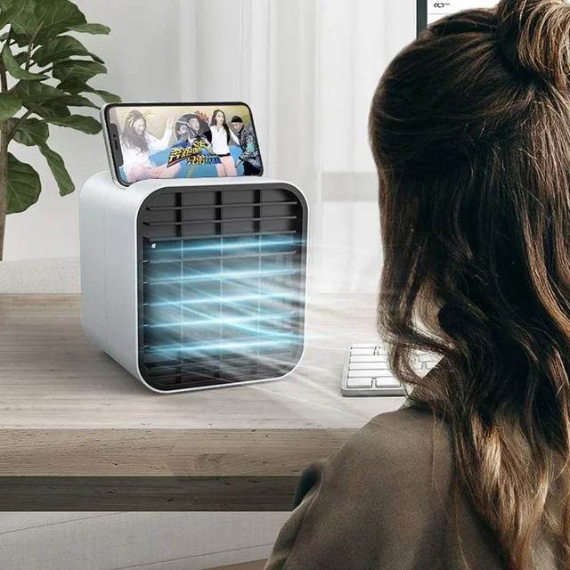 Mini Air Cooler Fan – Portable Water Cooling for Personal Comfort