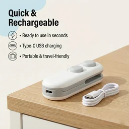Mini Bag Sealer – 2 in 1 Portable Heat Seal & Cutter | ChefAura
