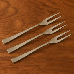 Mini Dessert Fruit Fork Set – Rust-Resistant Reusable Cutlery