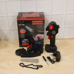 Mini Electric Cordless Chainsaw with 48V Battery for Wood Cutting (1 Set)