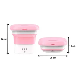 Mini Foldable Washing Machine – Portable Laundry Solution | Indo Glow