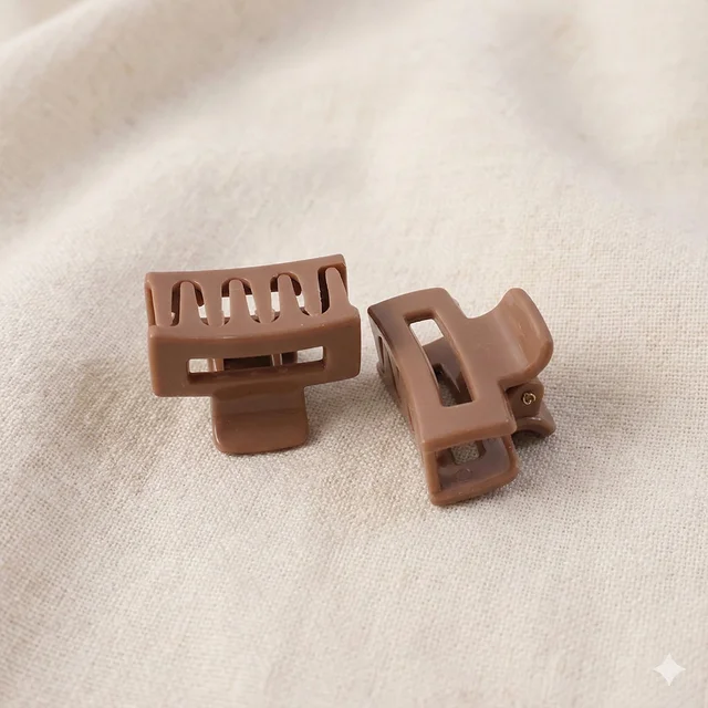 Mini Hair Claw Clips Set – Durable & Stylish 12 Pc