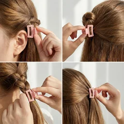 Mini Hair Claw Clips Set – Durable & Stylish 12 Pc