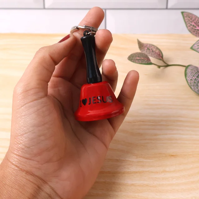 Mini Hand Bell Keychain – Fun Party & Bar Accessory