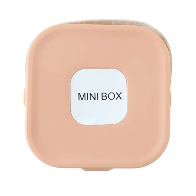 Mini Jewelry Storage Box – Compact Travel Organizer with Mirror