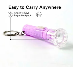 Mini LED Flashlight Keychain – Compact Bright Portable Torch
