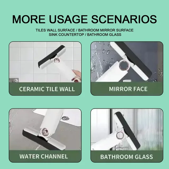 Mini Mop – Portable Self-Squeeze PVA Sponge for Home |