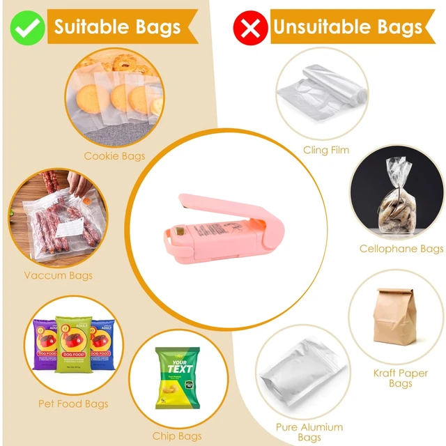 Mini Plastic Bag Sealer – Portable Heat Sealing Machine | FERVENT