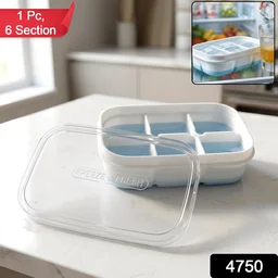 Mini Plastic Ice Tray for Freezer, Six Cavity Compact Design for Home