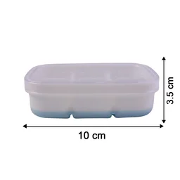 Mini Plastic Ice Tray for Freezer, Six Cavity Compact Design for Home