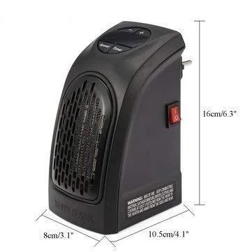 Mini Plug-in Heater – 400W Portable Wall Heater for Home |