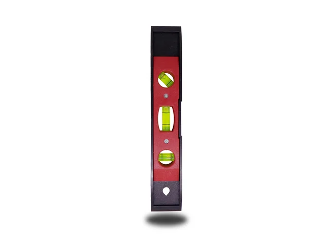 Mini Pocket Level – 3 Bubble Magnetic Torpedo Ruler | BoltForce