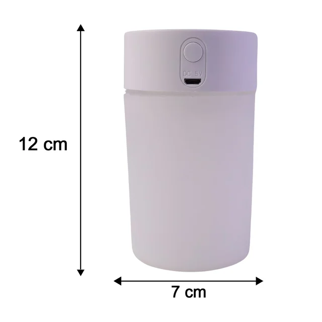 Mini Portable USB Humidifier Cool Mist Desktop Air Diffuser with Li...