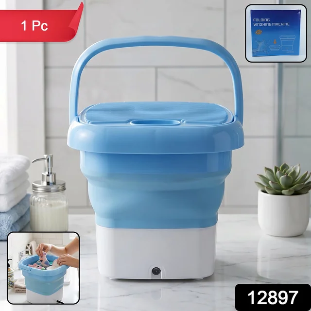 Mini Portable Washing Machine – Foldable & Compact | Mini Bubbles
