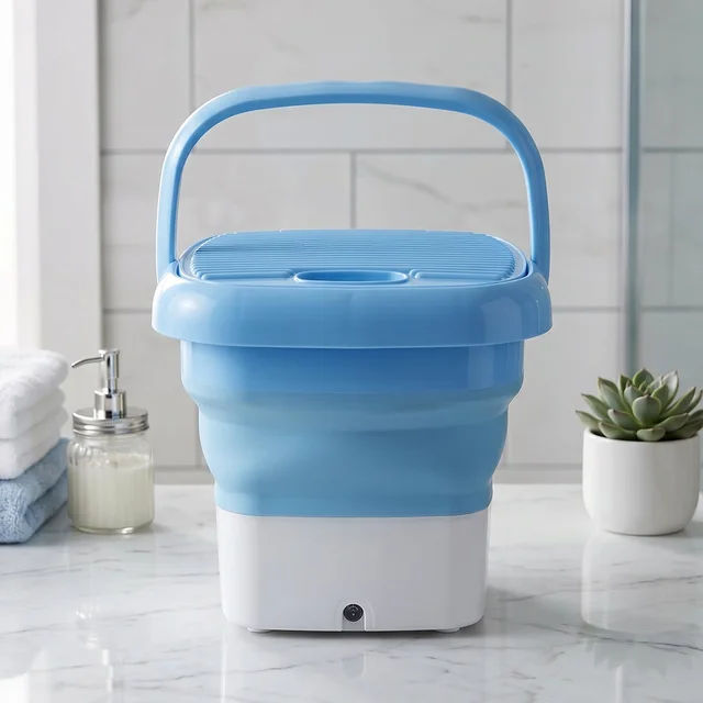 Mini Portable Washing Machine – Foldable & Compact | Mini Bubbles