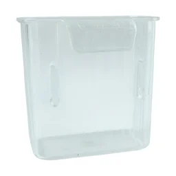 Mini Rack-Mount Storage Box – Space-Saving Transparent Organizer