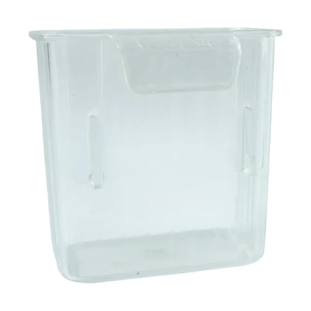 Mini Rack-Mount Storage Box – Space-Saving Transparent Organizer