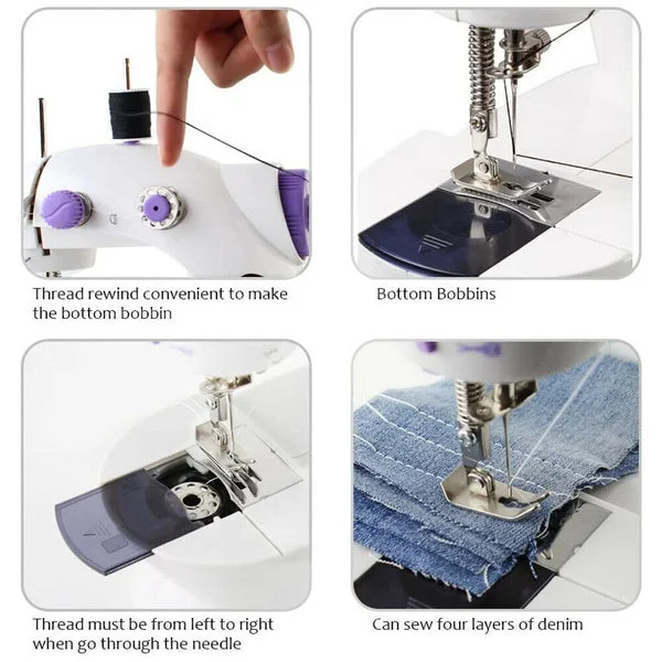 Mini Sewing Machine – Portable Stitching Tool | XcelCraft