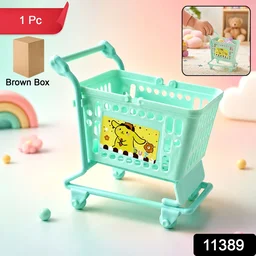 Mini Shopping Cart Toy for Kids – Realistic Role Playing Fun