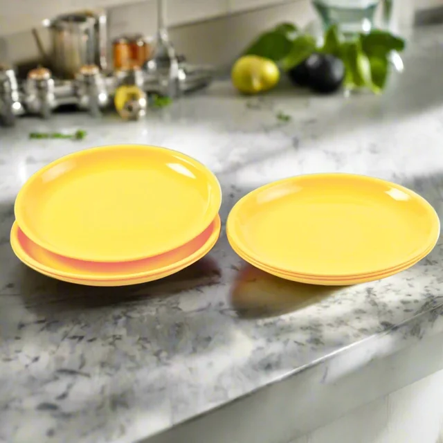 Mini Soup Plates – Durable Polypropylene Set of 6 | Indo Glow