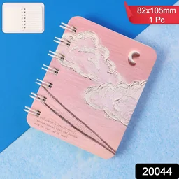 Mini Spiral Bound Pocket Notebook – Compact Artistic Writing Diary