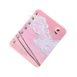Mini Spiral Bound Pocket Notebook – Compact Artistic Writing Diary