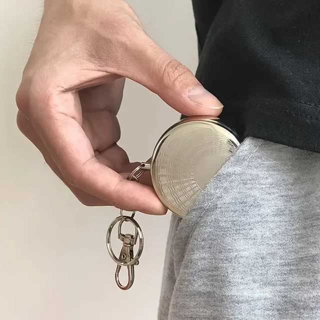 Mini Stainless Steel Ashtray – Portable with Secure Lid for Travel