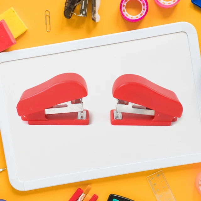 Mini Stapler Set – Portable & Multicolour (2 Pc) | FiloDesk