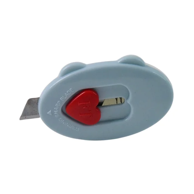 Mini Utility Cutter – Compact Knife with Heart-Shaped Safety Lock