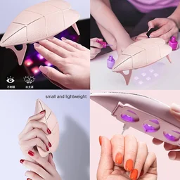 Mini UV LED Nail Lamp – Portable Gel Polish Curing | AuriGlam