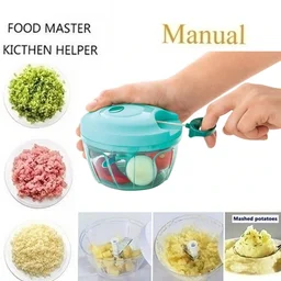 Mini Vegetable Chopper – 550ml, 3 Blades for Quick Prep | Bathora