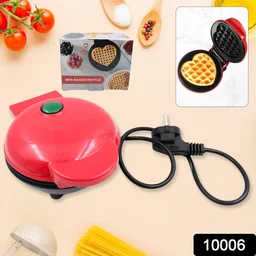 Mini Waffle Maker – Compact Non-Stick Quick Breakfast Iron