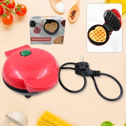 Mini Waffle Maker – Compact Non-Stick Quick Breakfast Iron