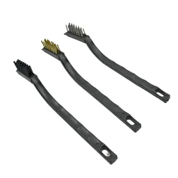 Mini Wire Brush Set – Steel, Nylon, Brass for Cleaning |