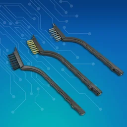 Mini Wire Brush Set – Steel, Nylon, Brass for Cleaning |