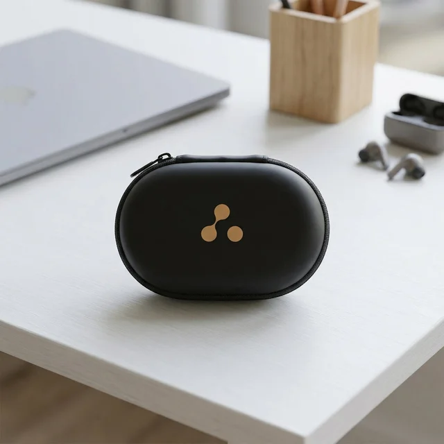 Mix Design Hard Shell Charging Cable and Adapter Storage Case (1 Pc)