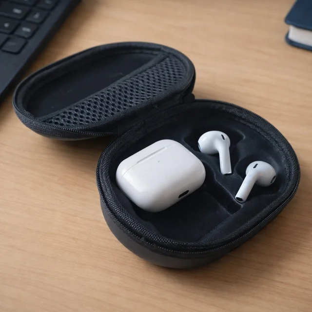 Mix Design Hard Shell Charging Cable and Adapter Storage Case (1 Pc)