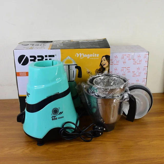 Mixer Grinder 550W with 3 Stainless Steel Jars – Powerful & Durable