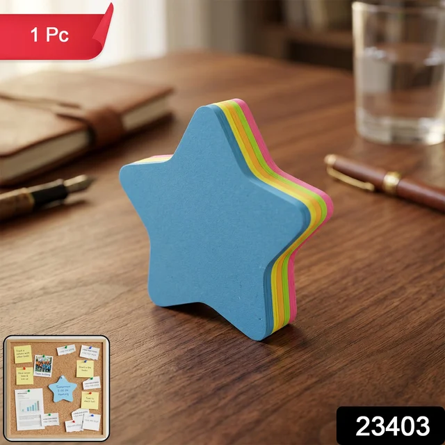 Mix-Shaped Sticky Notes – Reusable & Vibrant Reminders