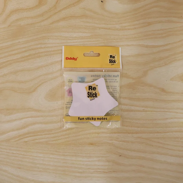 Mix-Shaped Sticky Notes – Reusable & Vibrant Reminders