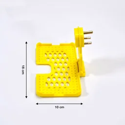 Mobile Charging Wall Holder – Secure Socket Fit, Yellow | PHOBIA