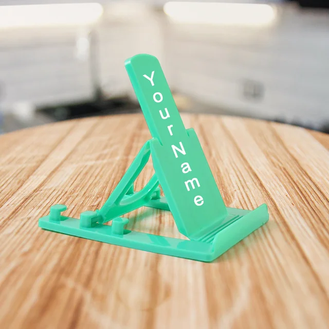 Mobile Phone Stand – Adjustable Foldable Plastic Holder Set (2 Pc)