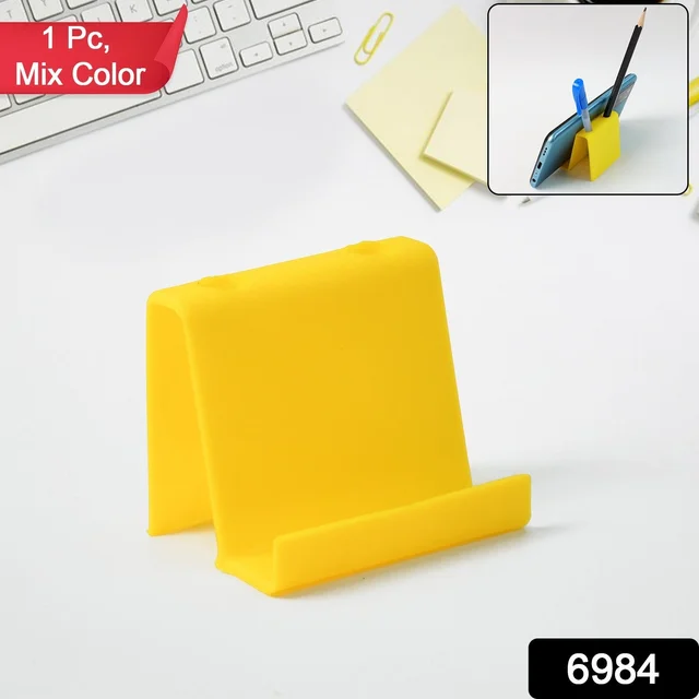 Mobile Phone Stand with Pen Holder – Compact & Multifunctional