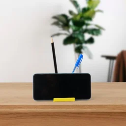 Mobile Phone Stand with Pen Holder – Compact & Multifunctional